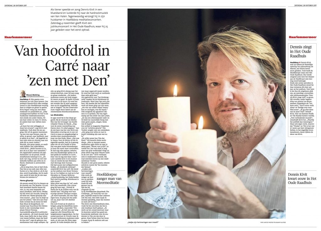 Haarlems Dagblad muziek en meditatie